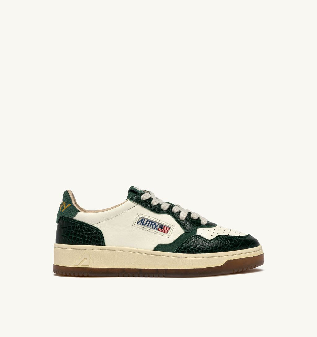 AUTRY - Basket Medalist Low Leat/Coprint Mrsh/Green