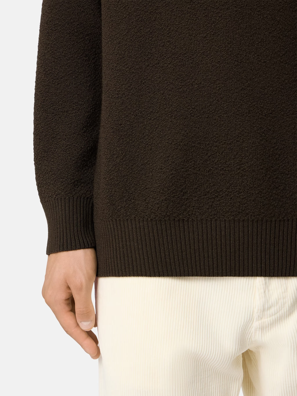 Stone Island - 5100050 Pull Pure Rws wool Gris Charbon