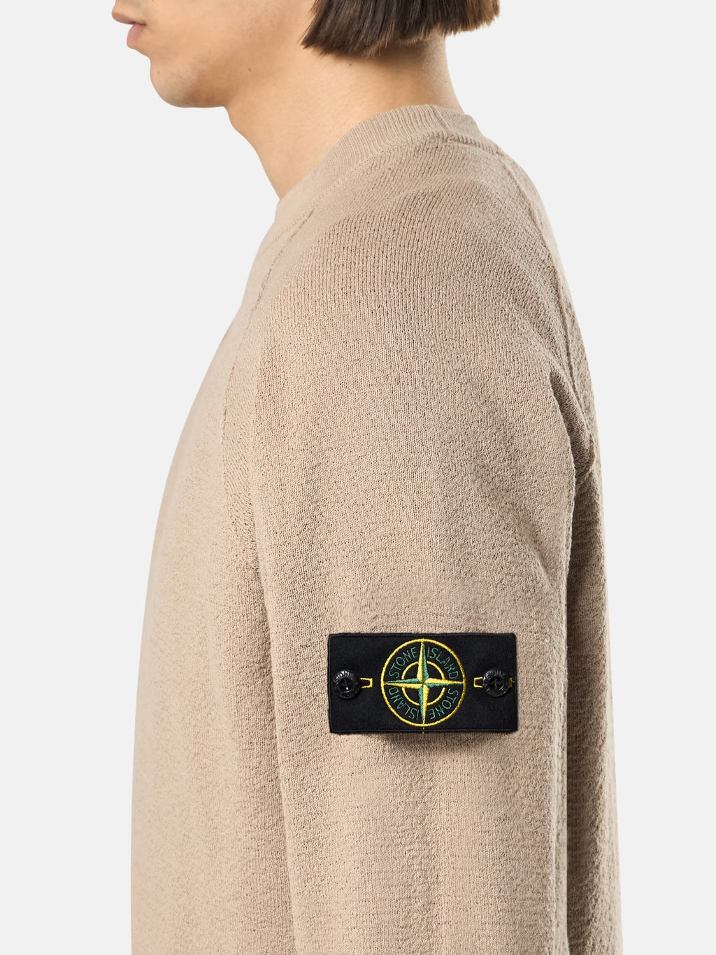 Stone Island - 5100020 Pull Ras de cou ample Désert