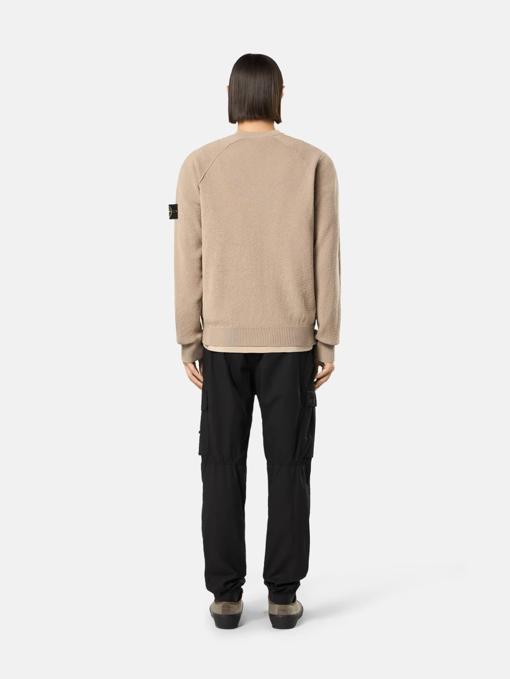 Stone Island - 5100020 Pull Ras de cou ample Désert