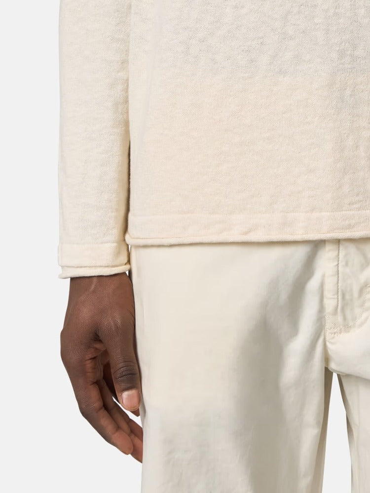 Stone Island - 5100052 Pull Organic coton with nylon Ivoire