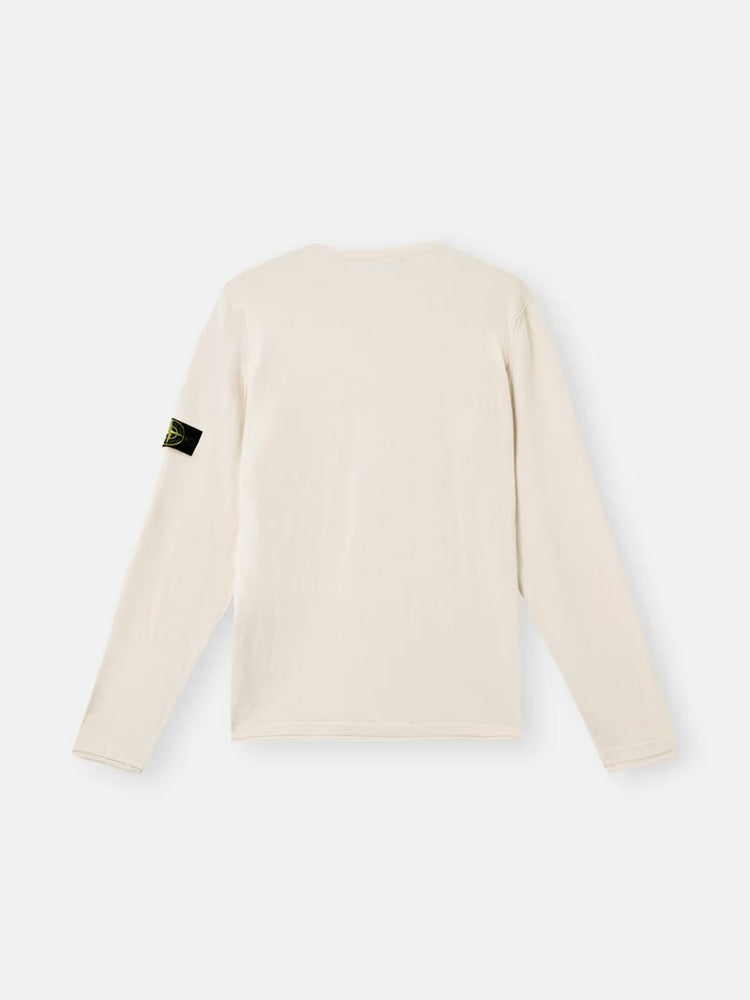 Stone Island - 5100052 Pull Organic coton with nylon Ivoire