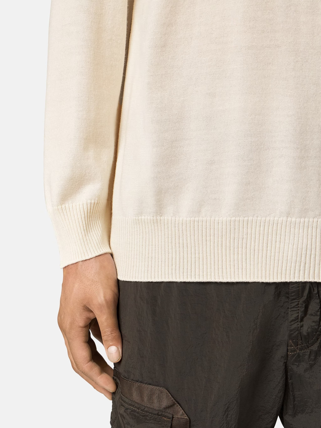Stone Island - 5100071 Pull Light Pure Rws wool Ivoire