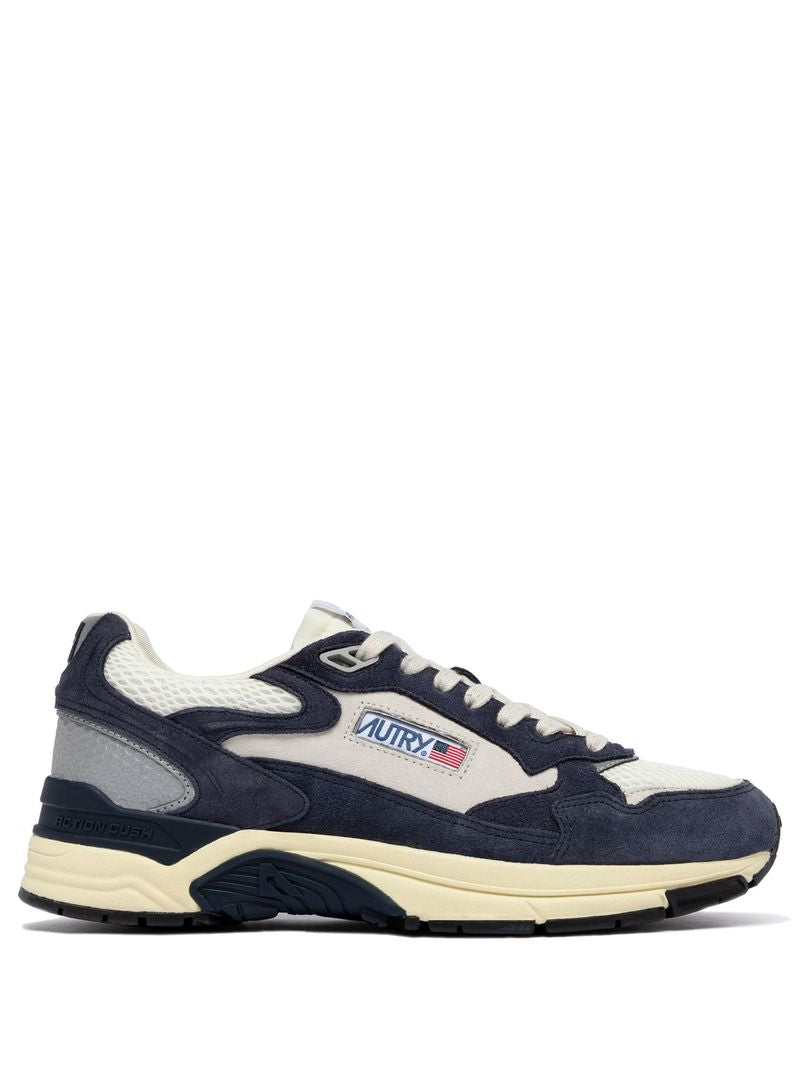 AUTRY - Basket Hyperway Suede Bicolore /Mesh SP Blue /silver