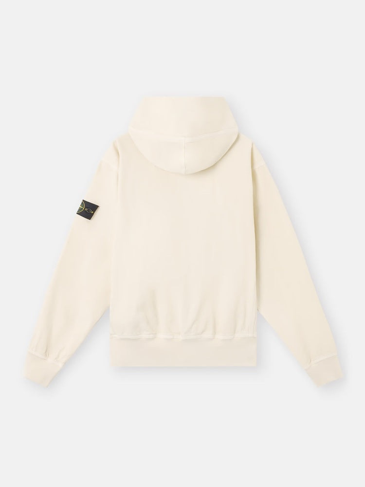 Stone Island - 6200010 Sweatshirt Zip Oversize Organic panama coton Ivoire