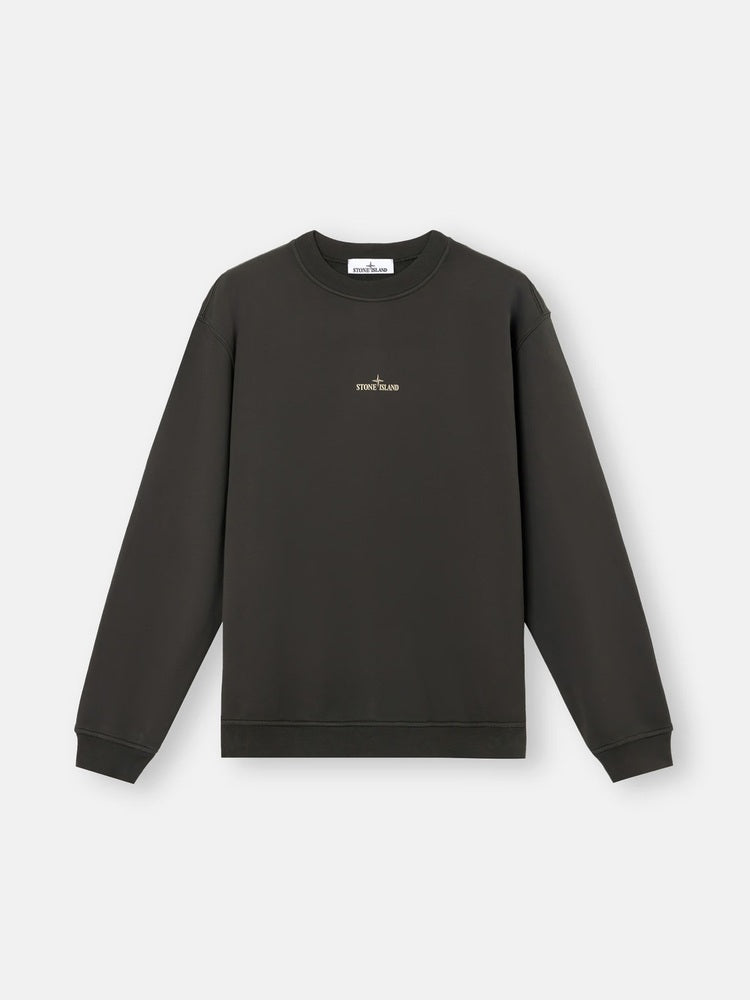 Stone Island - 6100018 Sweatshirt Coton Fleece Gris Plomb