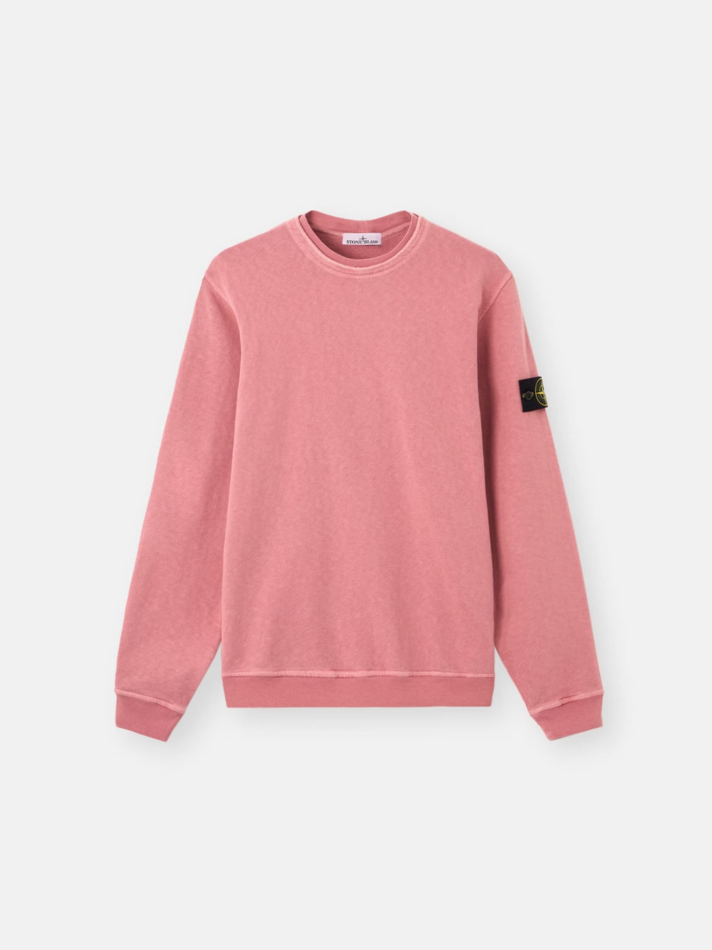 Stone Island - 6100034 Sweat Coupe Régular Old Effect Laurier-Rose