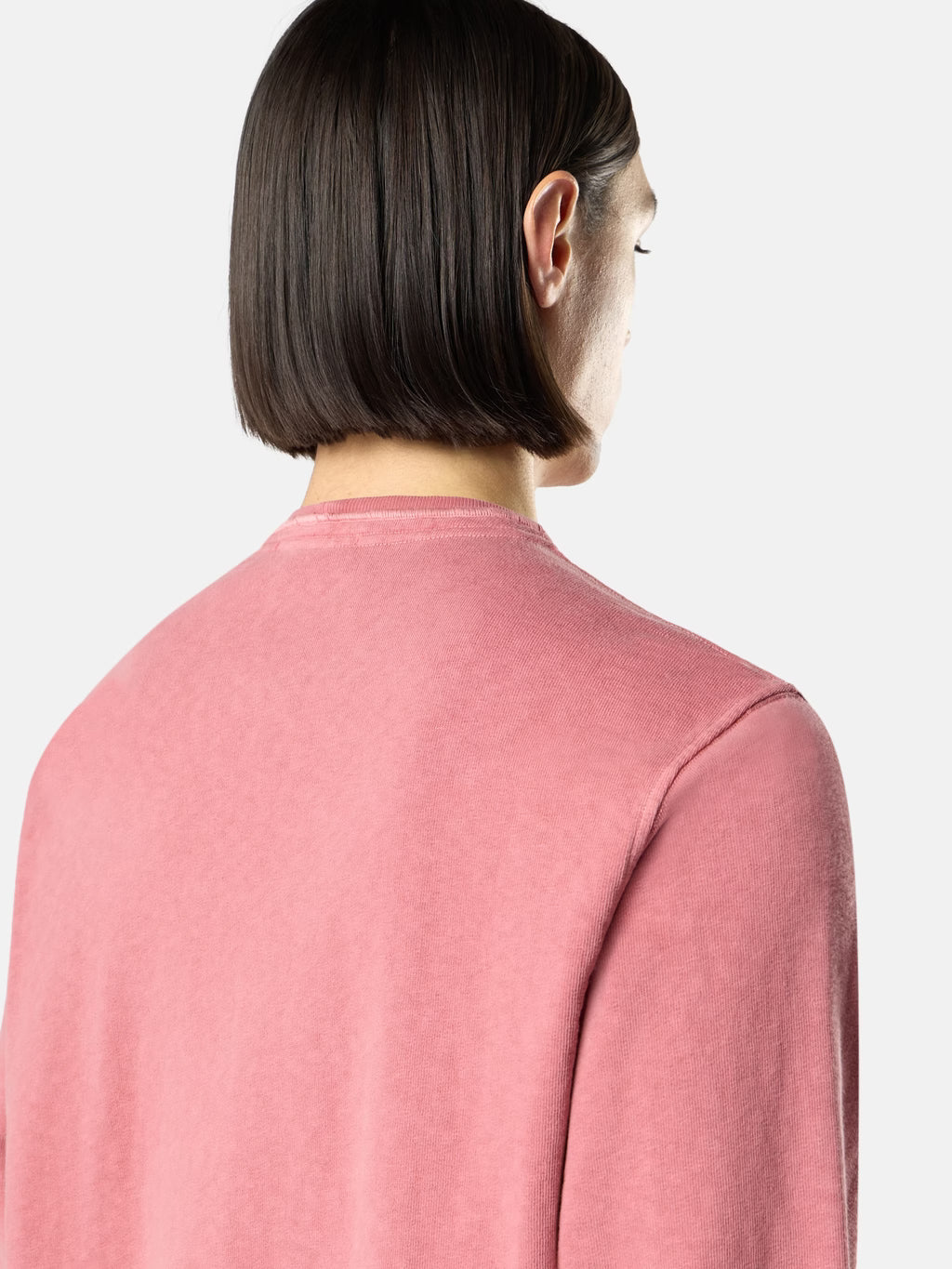 Stone Island - 6100034 Sweat Coupe Régular Old Effect Laurier-Rose