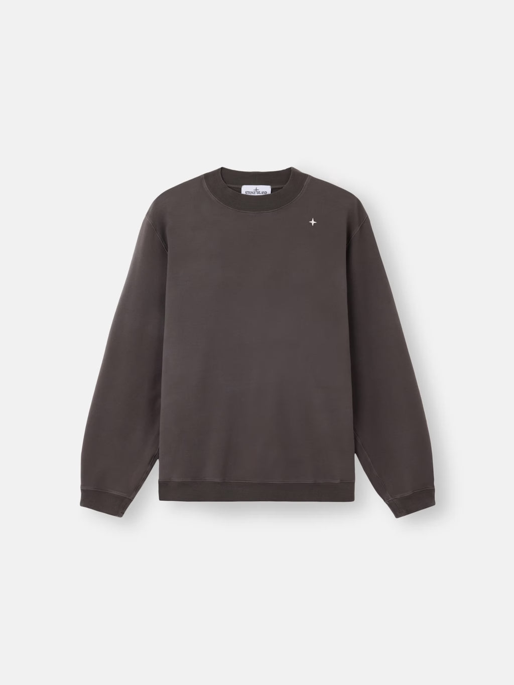 Stone Island - 6100036 Sweatshirt coton Stellina Gris Plomb