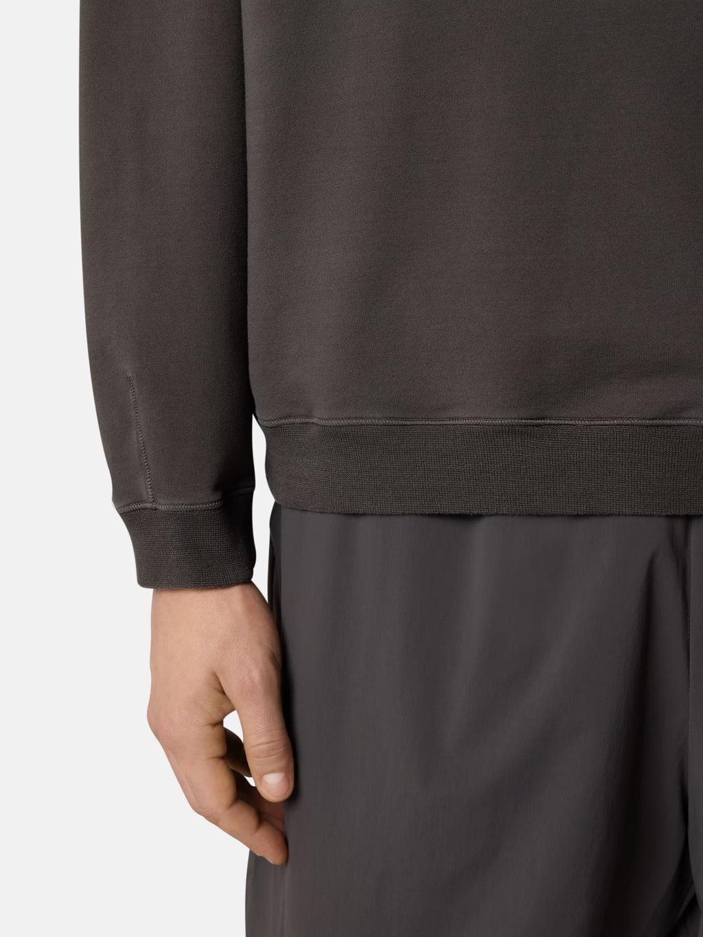 Stone Island - 6100036 Sweatshirt coton Stellina Gris Plomb