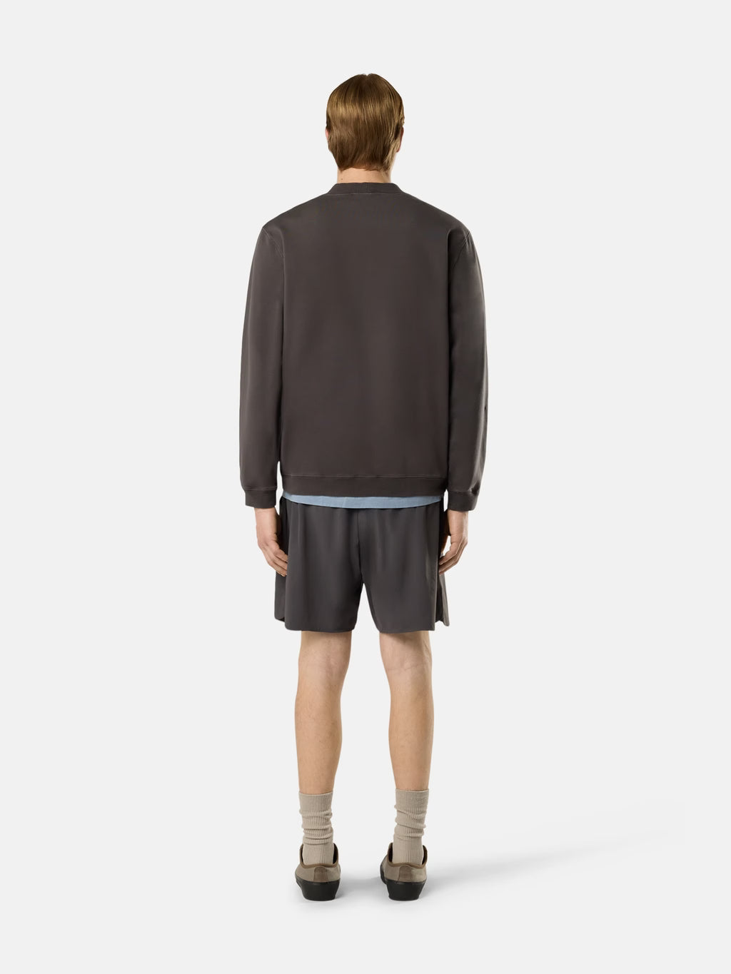 Stone Island - 6100036 Sweatshirt coton Stellina Gris Plomb