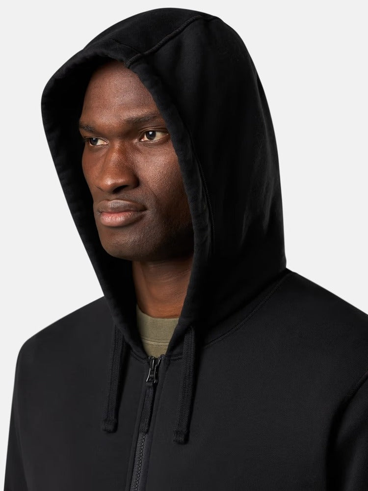 Stone Island - 6100044 Sweatshirt Zippé Organic coton noir