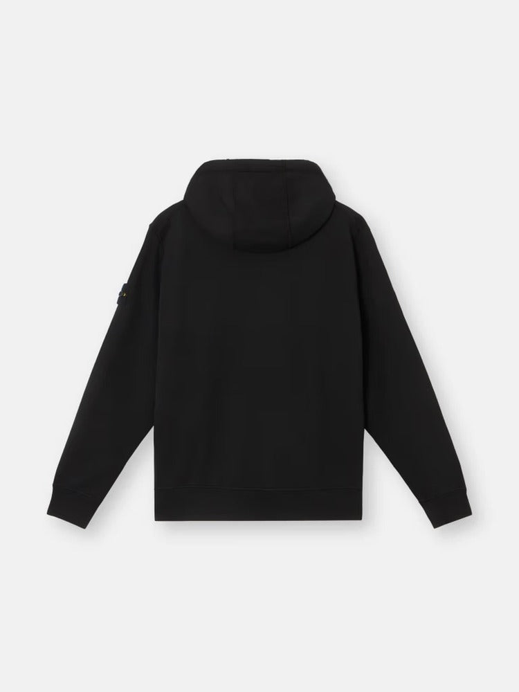 Stone Island - 6100044 Sweatshirt Zippé Organic coton noir