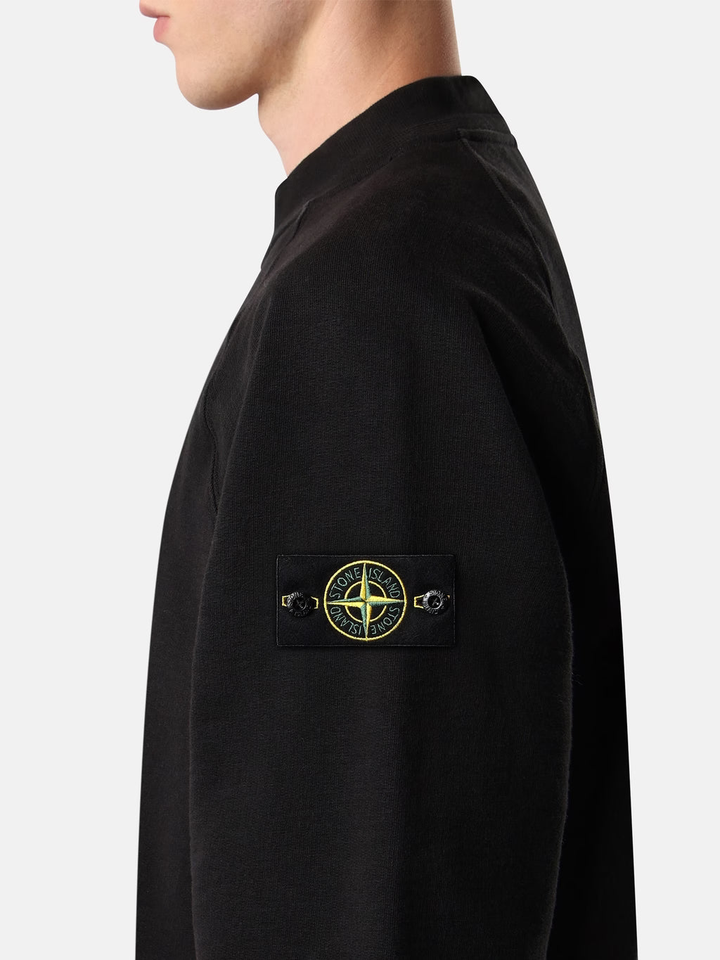 Stone Island - 6100053 Sweat Coupe Oversize Noir
