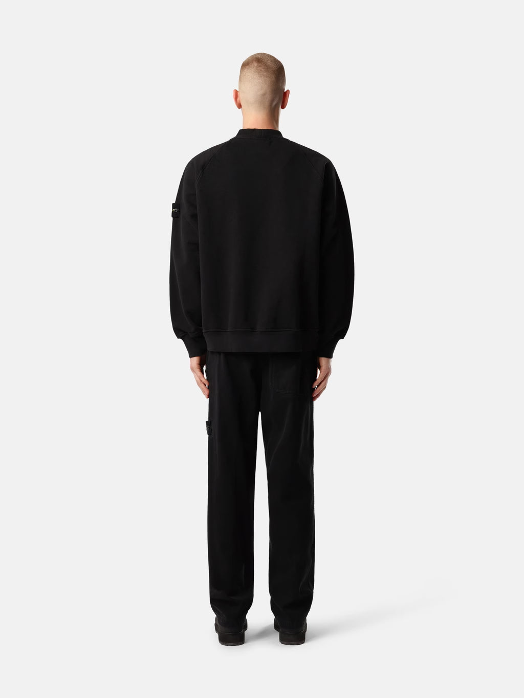 Stone Island - 6100053 Sweat Coupe Oversize Noir