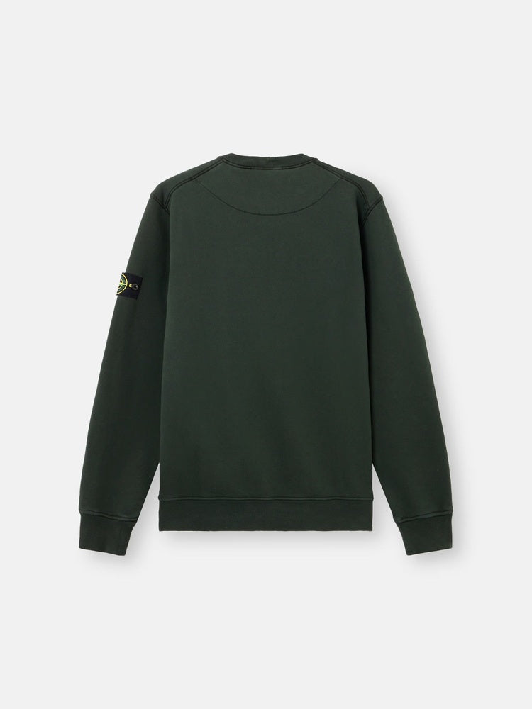 Stone Island - 6100060 Sweatshirt Organic coton Vert Juniper