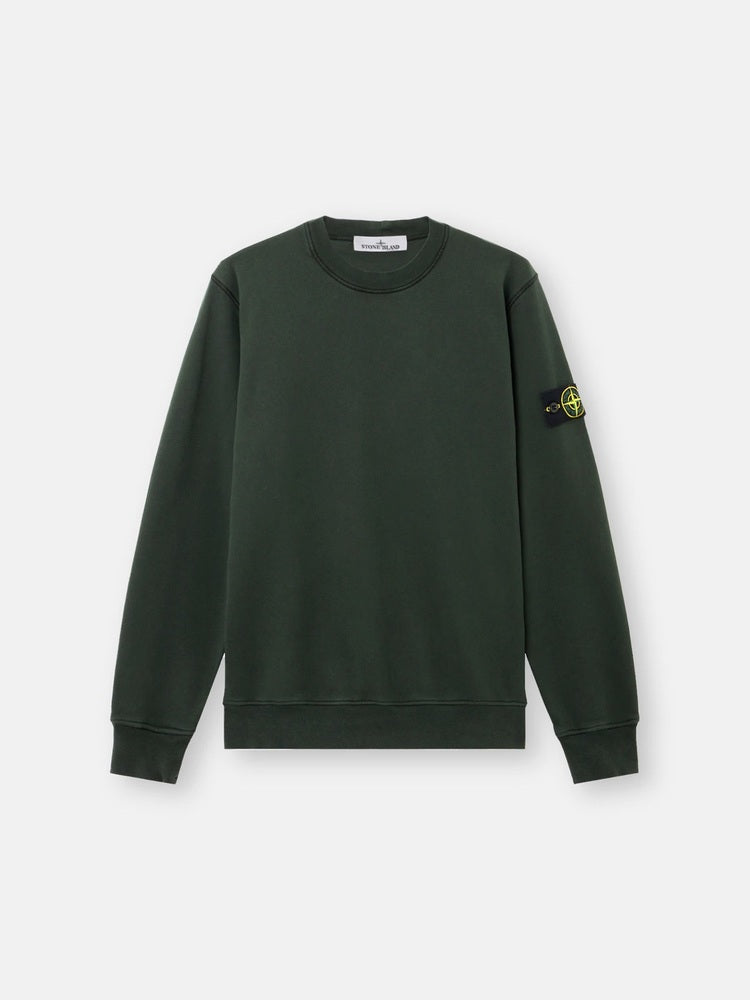 Stone Island - 6100060 Sweatshirt Organic coton Vert Juniper
