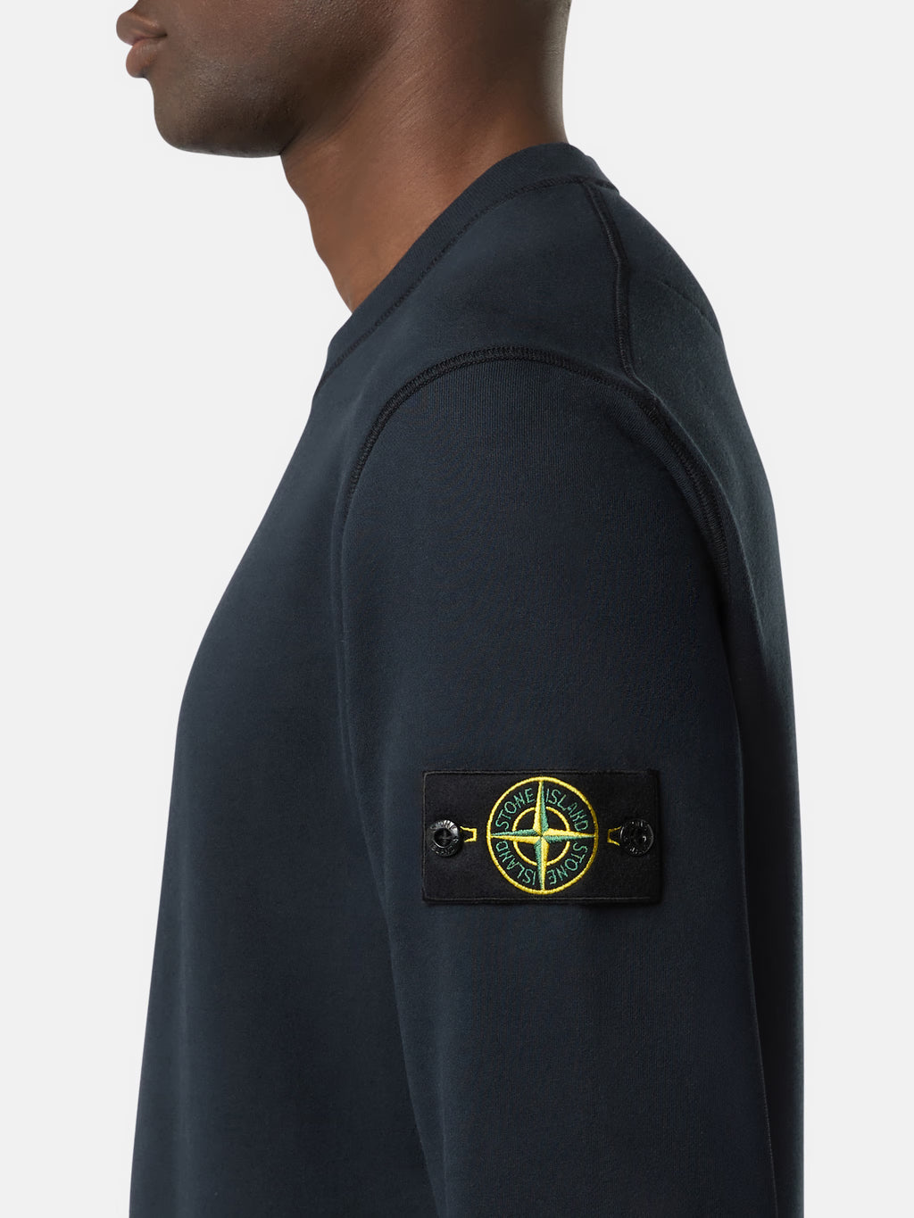 Stone Island - 6100060 Sweatshirt Organic coton Bleu Marine