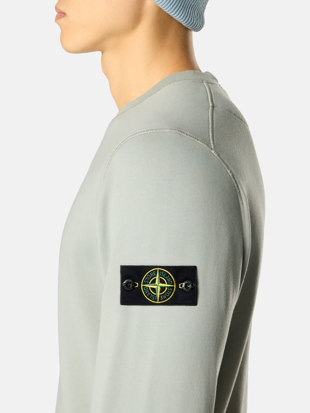 Stone Island - 6100060 Sweatshirt Organic coton Vert Sauge
