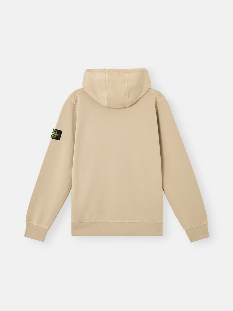 Stone Island - 6100061 Sweatshirt Zippé Organic coton Désert