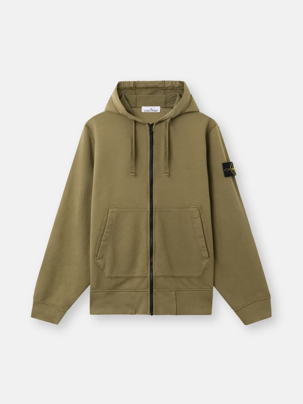 Stone Island - 6100061 Sweatshirt Zippé Organic coton Military Green