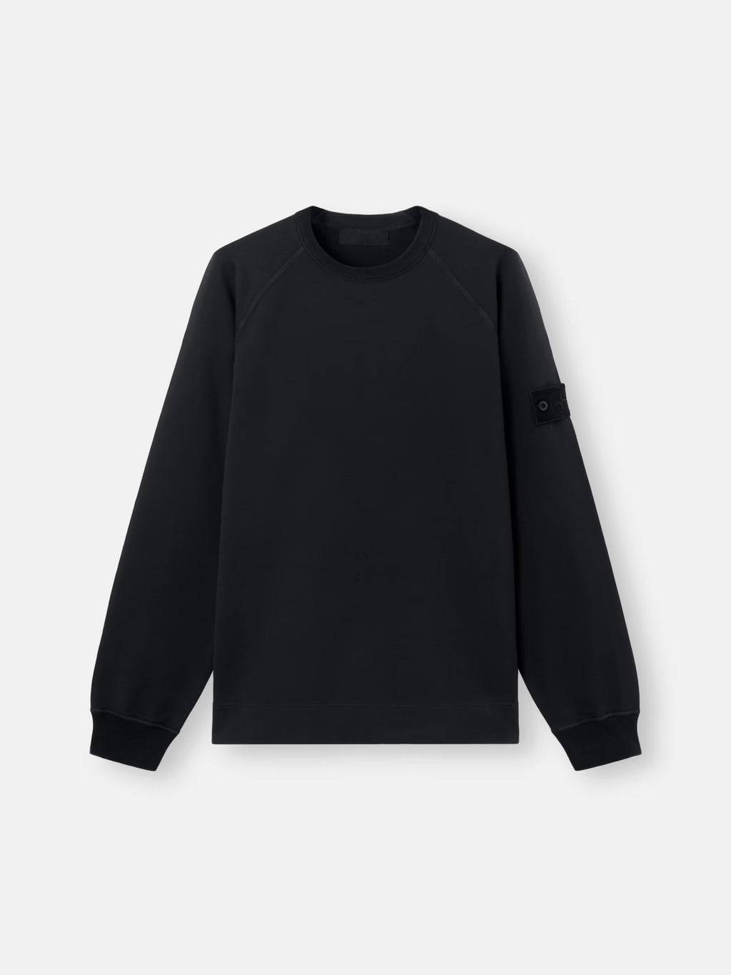 Stone Island - 6100064 Sweat Coton Fleece Gost Black