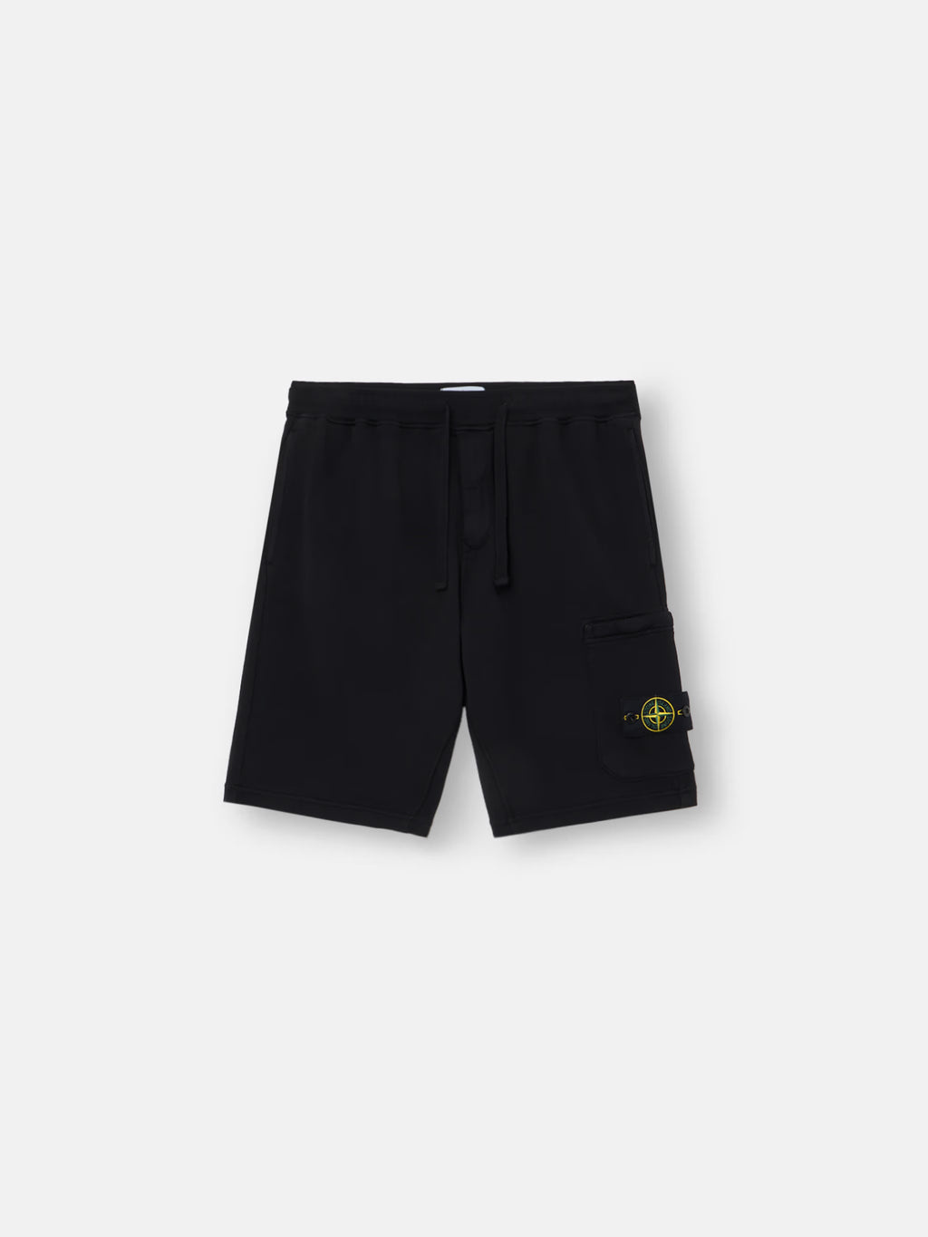 Stone Island - 6200011 Short Organic cotton fleece Black