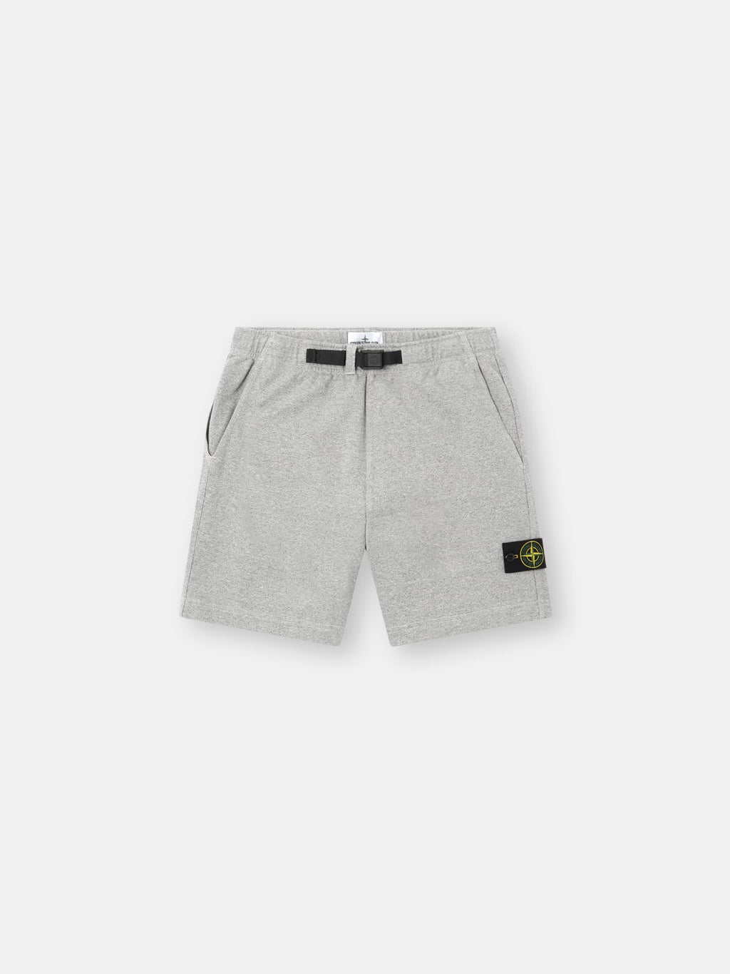 Stone Island -  6200013 Short Ample avec ceinture plate Gris Poudré Mélangé