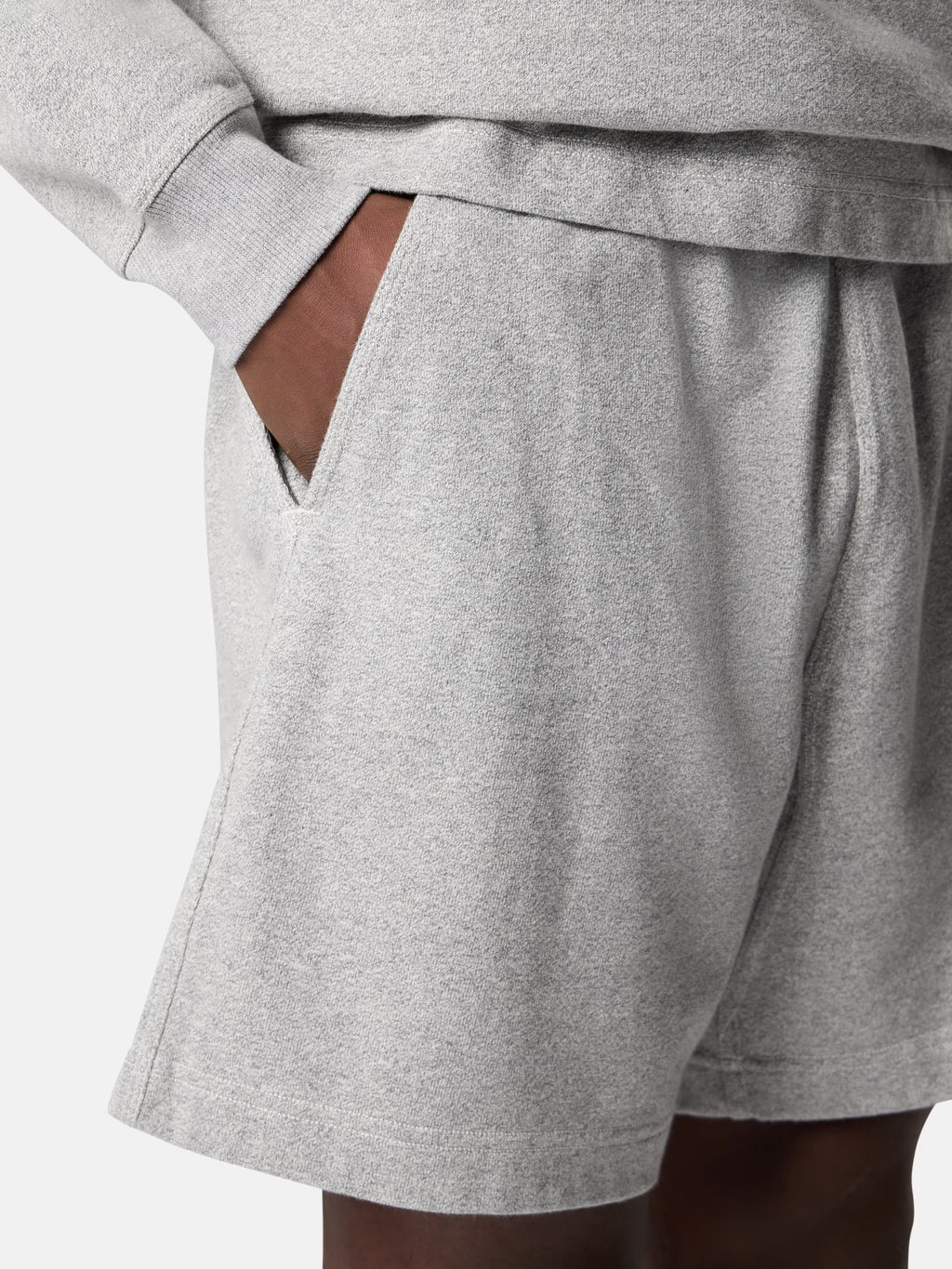 Stone Island -  6200013 Short Ample avec ceinture plate Gris Poudré Mélangé