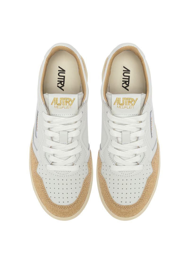 AUTRY - Basket Medalist Low Soflea/spk White/ecru