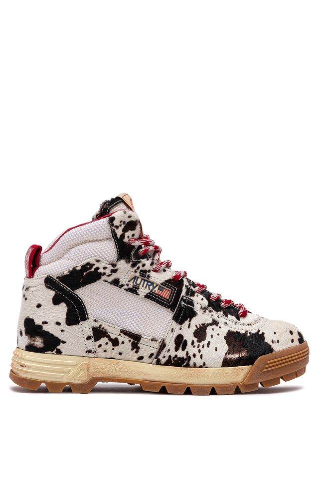 AUTRY - Chaussure Malga EFFET PONEY MARSHMALLOW ET MARRON