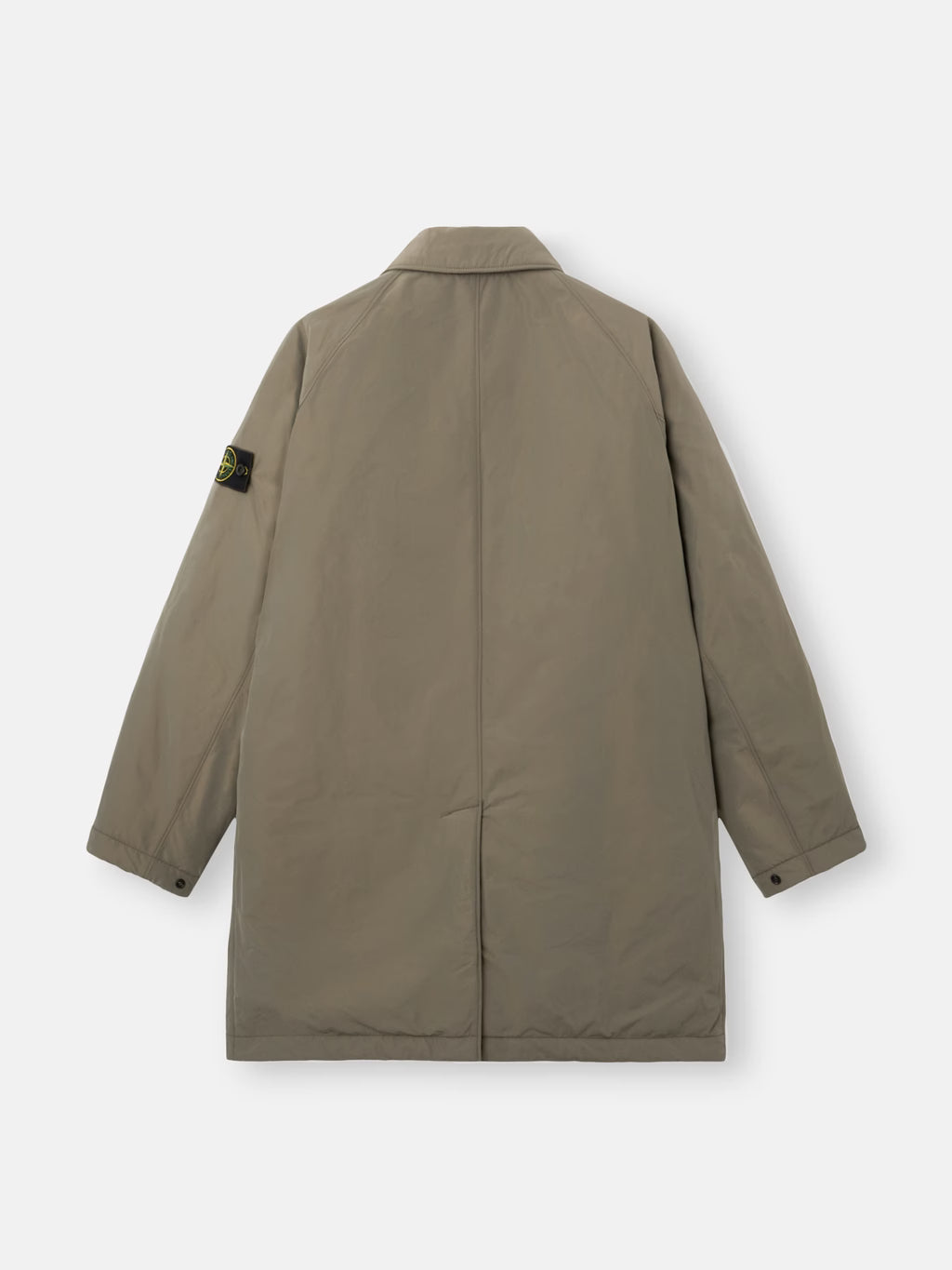 Stone Island - 7100002 Pardessus Long Matelassé Déperlant Vert militaire