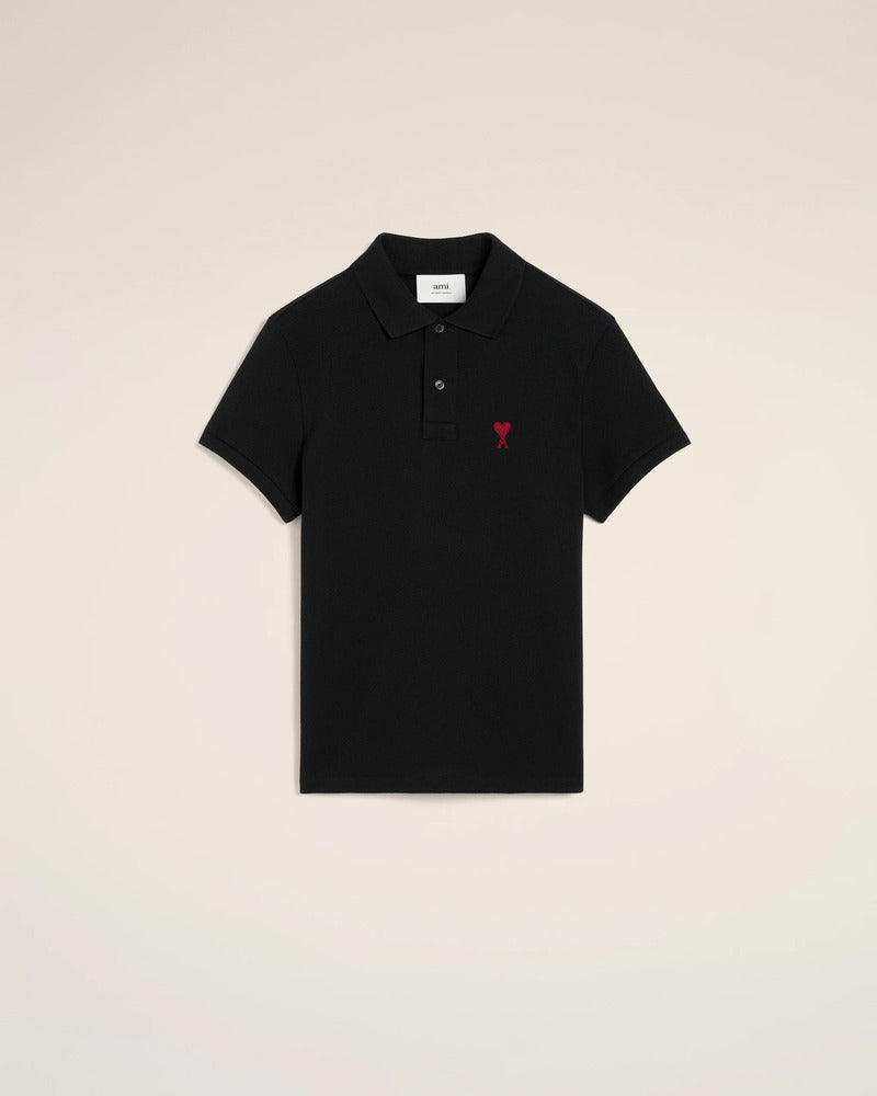 AMI - Polo Ami de coeur Noir