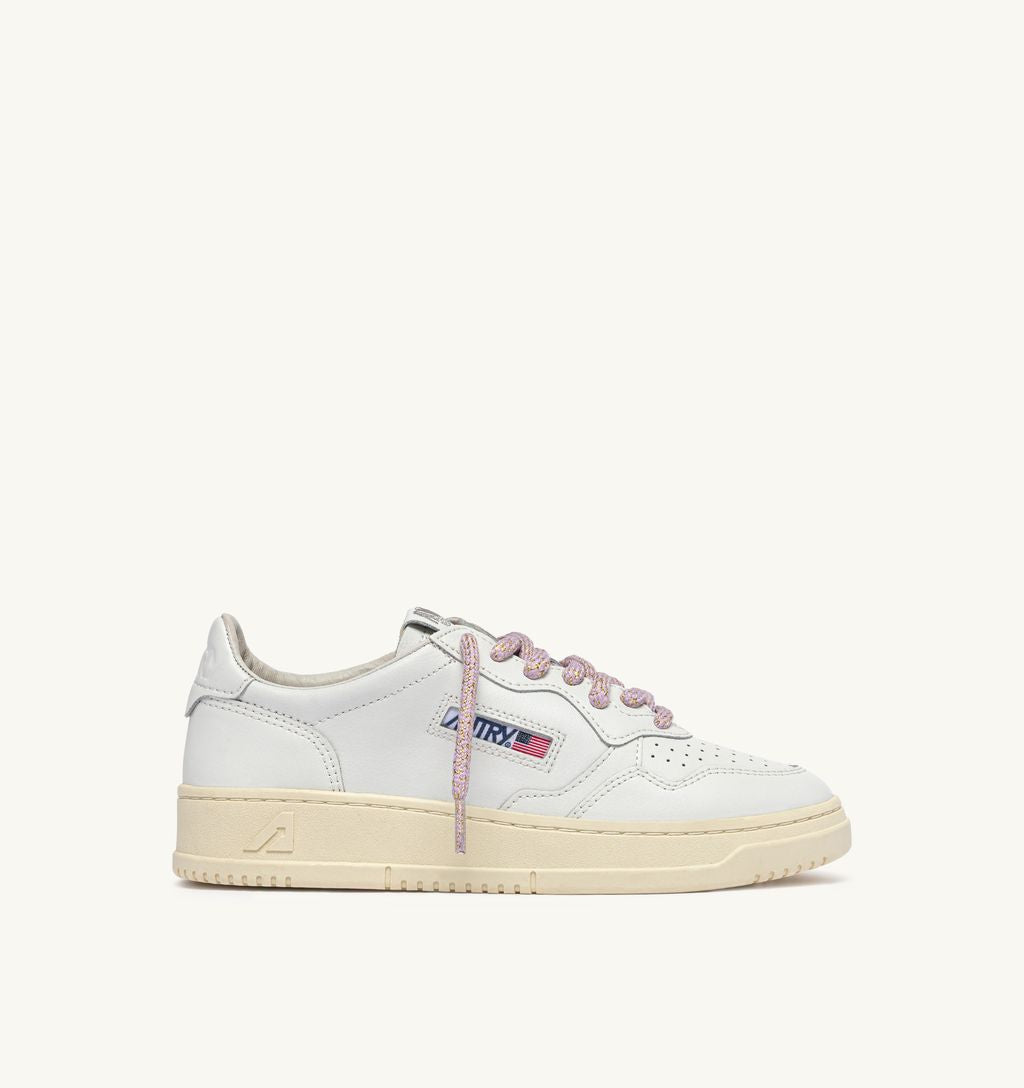 AUTRY - Basket Medalist Bicolor leather/Swoll Taiorch