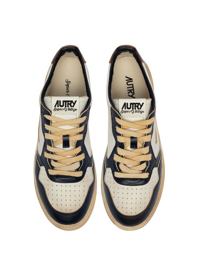 AUTRY - Basket Medalist Super Vintage Leather White/Spa/Copp