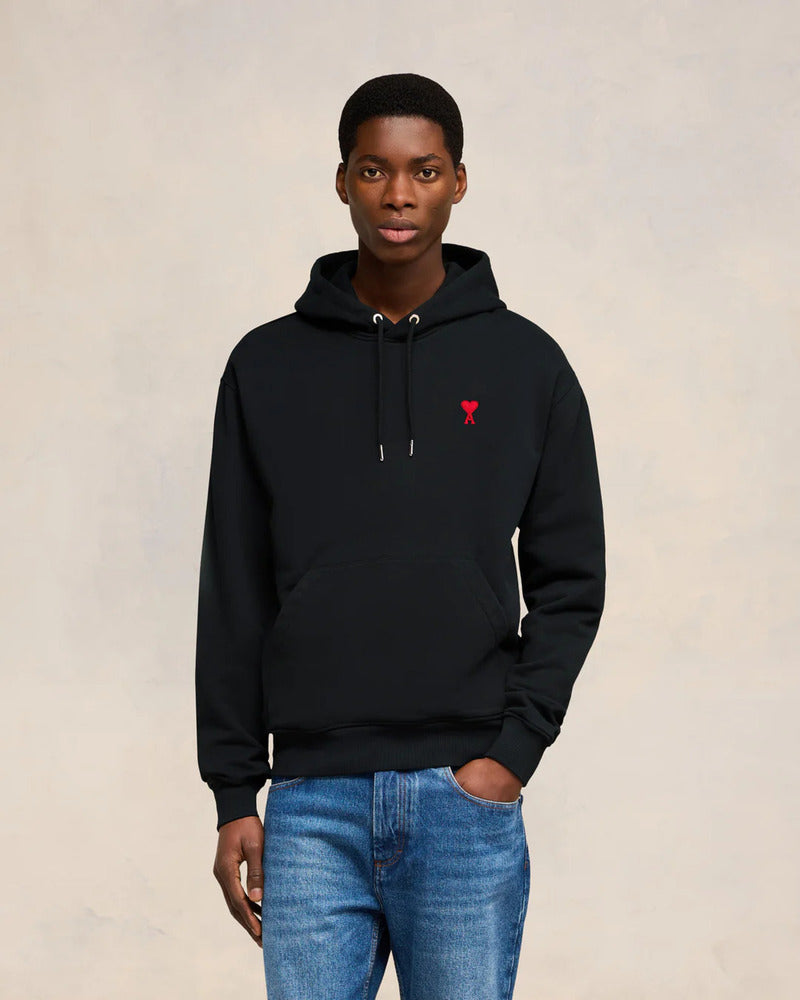 AMI -Hoodie Ami de coeur Noir