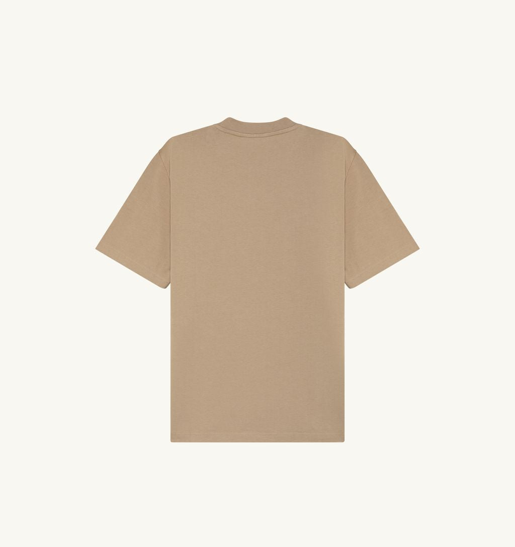 Autry - T-Shirt Unisex Logo ton sur ton Beige
