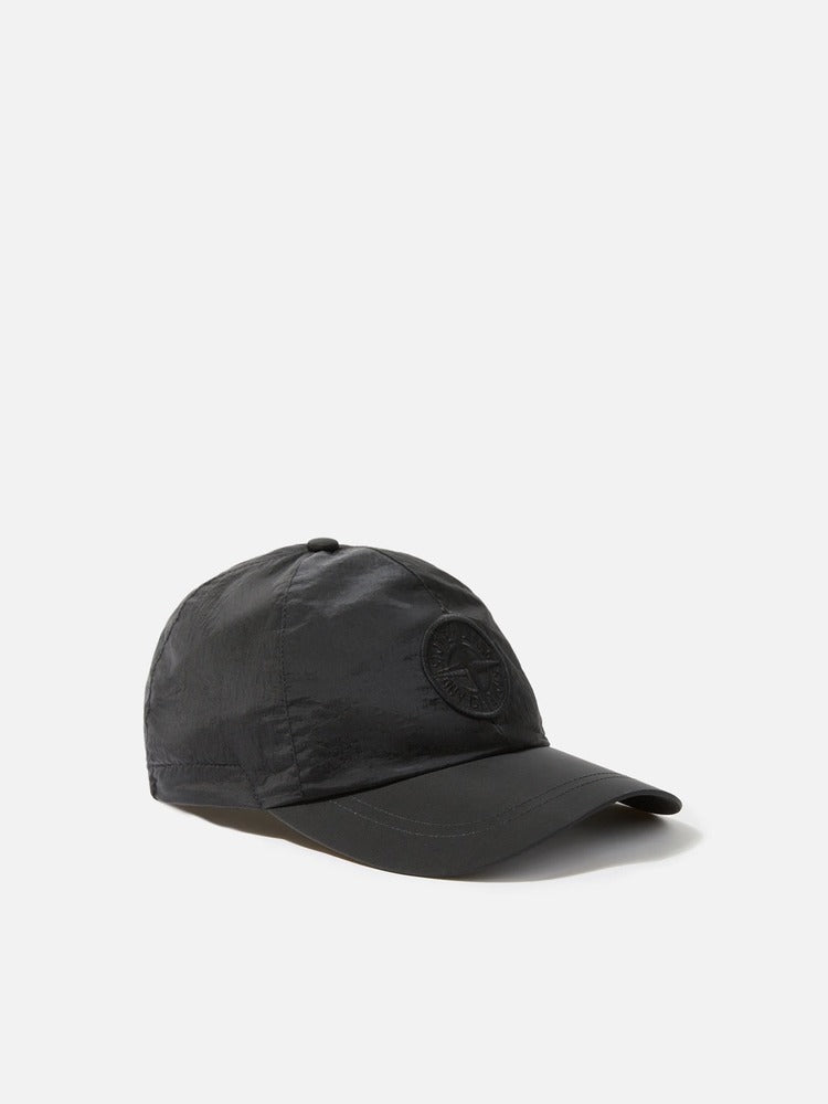 Stone Island - 9100011 Casquette à cordon de serrage Nylon metal Noir