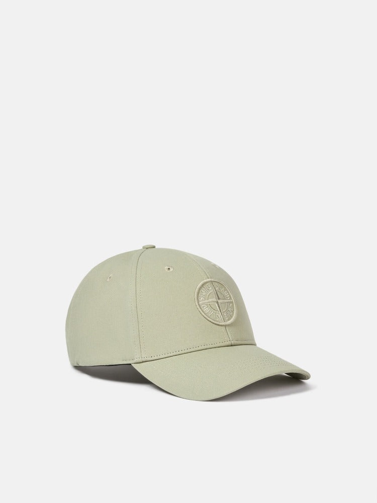 Stone Island - 9100013 Casquette Coton reps Vert Sauge