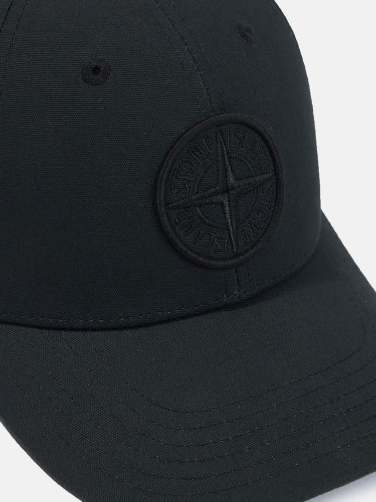 Stone Island - 9100996 Casquette Coton reps Noir