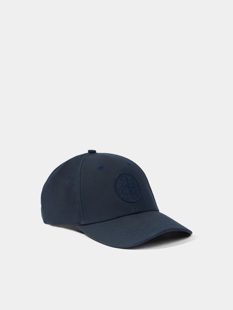 Stone Island - 9100996 Casquette Coton reps Bleu Marine
