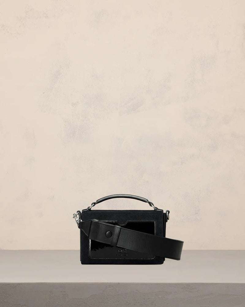 AMI - Sac lunch box Ami de coeur noir