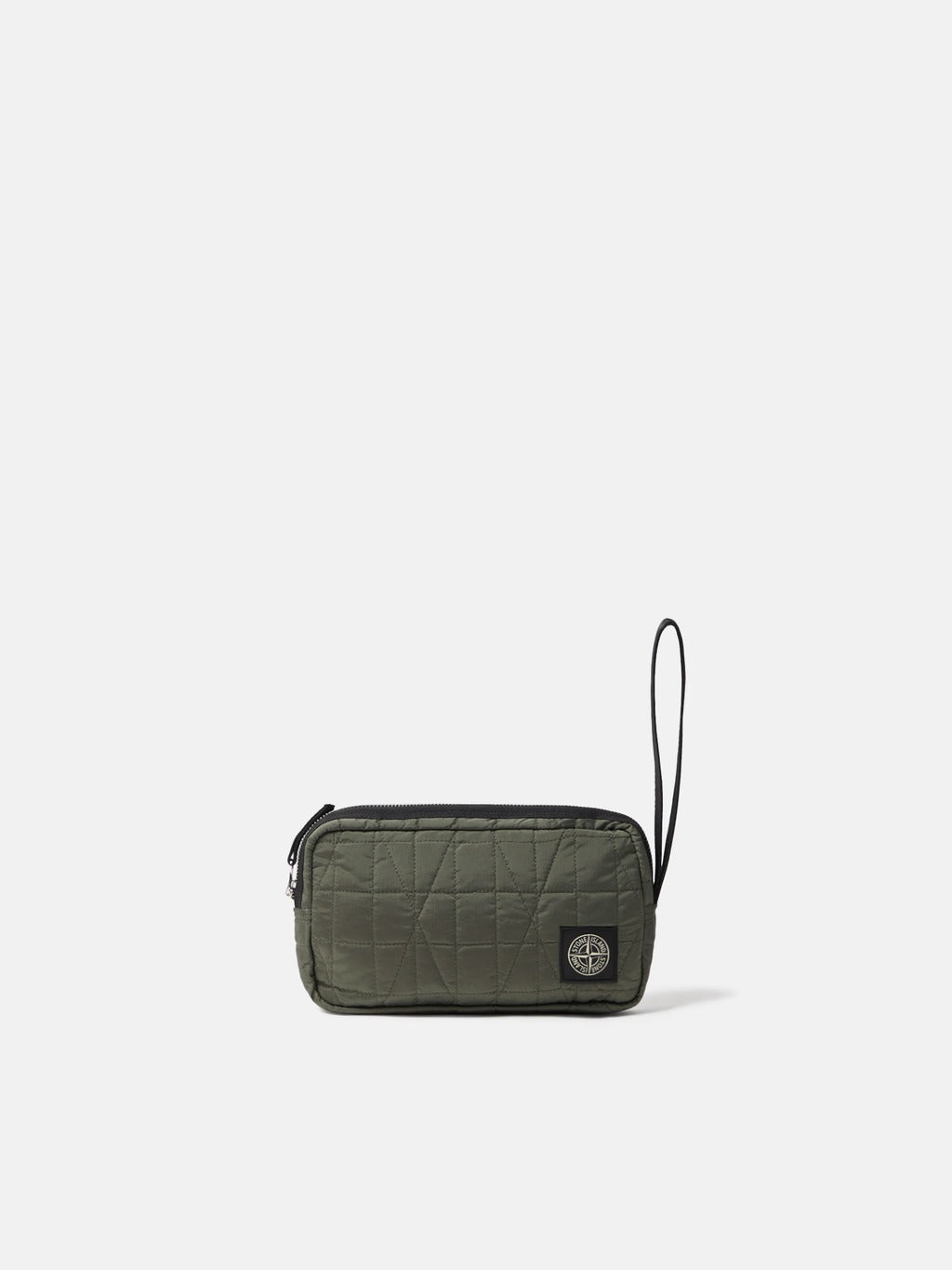 Stone Island - 9200017 Pochette Quilted Nylon Vert Mousse