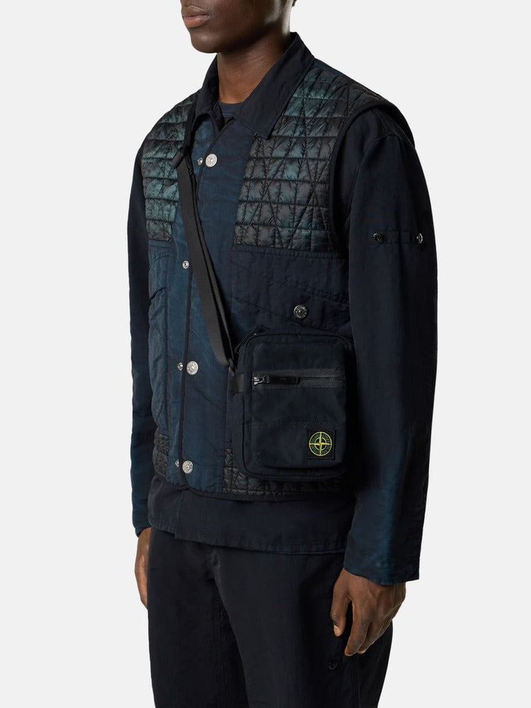 Stone Island - 9200019 Sacoche Aluminium Tela Noir
