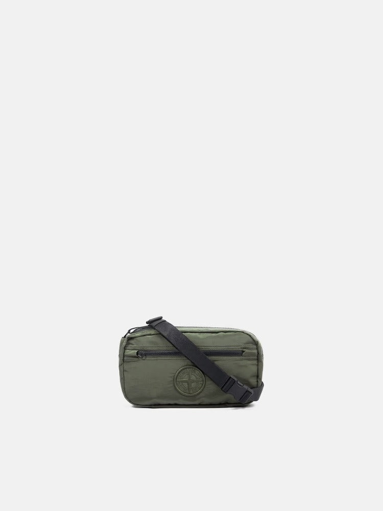 Stone Island - 9200915 Sac Banane Nylon Metal Vert Mousse
