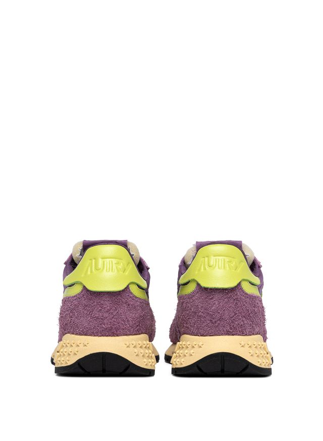 AUTRY - Basket Reelwind en daim et nylon Flor/DaiqGr