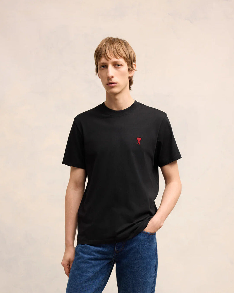AMI -T-Shirt Ami de coeur Noir