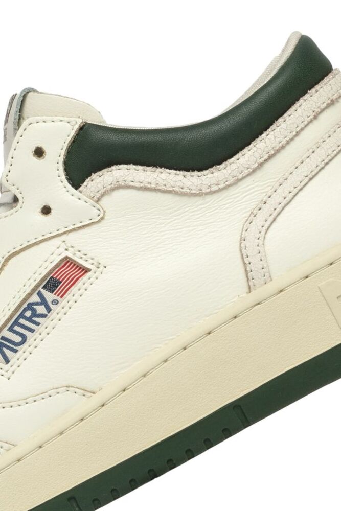 AUTRY - Basket Medway en cuir Marshmallow et Mountain