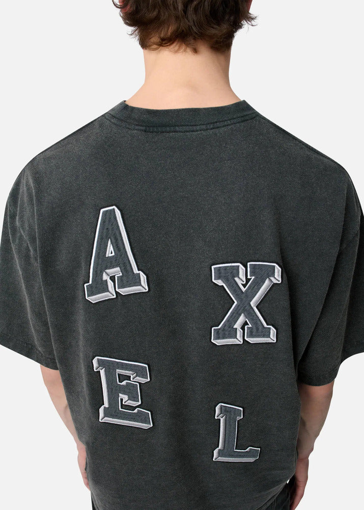 AXEL ARIGATO - Tee-shirt Typo Summer Black