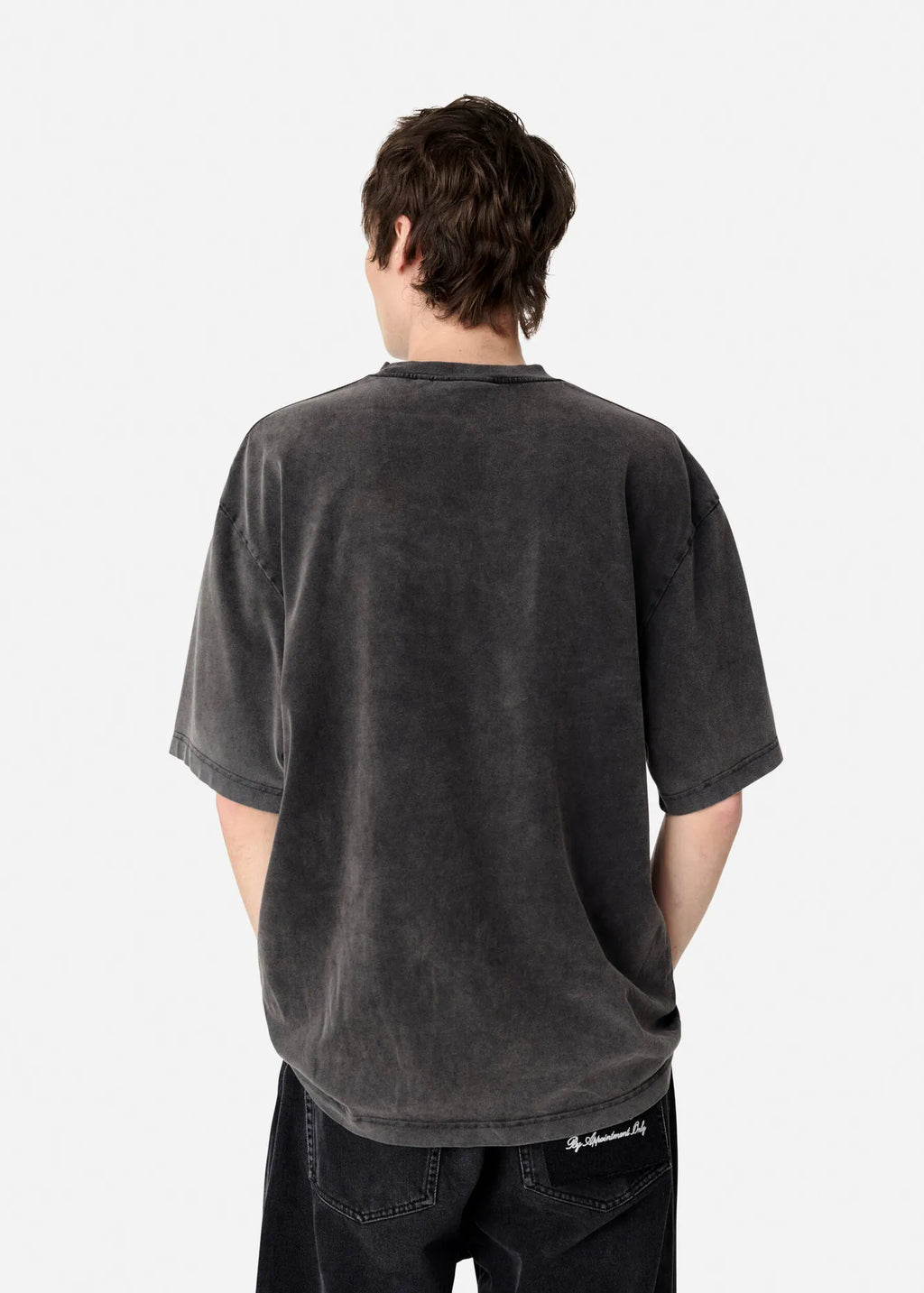 Axel Arigato - T-shirt Distort Washed Black